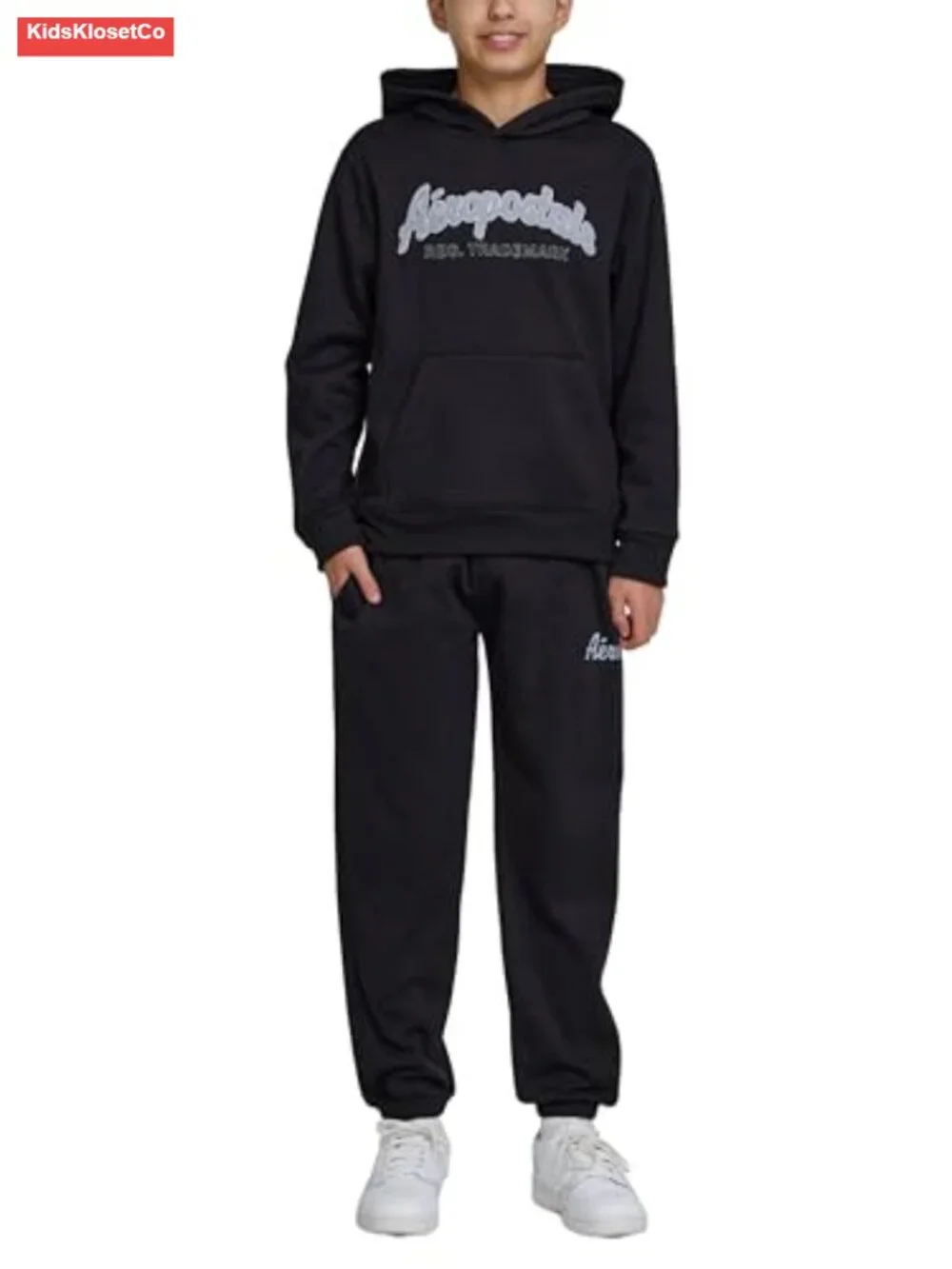 Boys 2 Piece Outfit - Pullover Hoodie and Athletic Pants, Youth Jogger Set